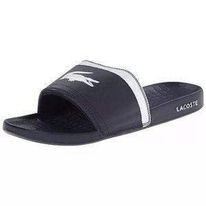 🆕 Lacoste Blue Men’s Flip Flops Slides Size 12 🆕